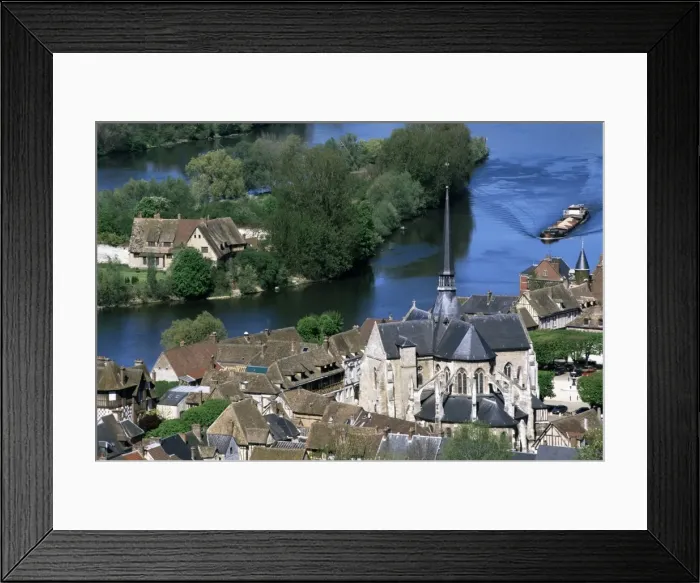 Framed Print : Petit Andely, Les Andelys and River Seine, Haute Normandie (Normandy), France, Europe Framed Print : Petit Andely, Les Andelys and River Seine, Haute Normandie (Normandy), France, Europe
