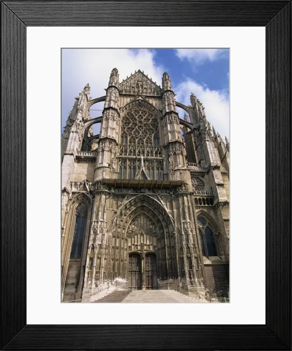 Framed Print : The Christian cathedral of St. Peter, in Beauvais, Picardie (Picardy), France, Europe Framed Print : The Christian cathedral of St. Peter, in Beauvais, Picardie (Picardy), France, Europe
