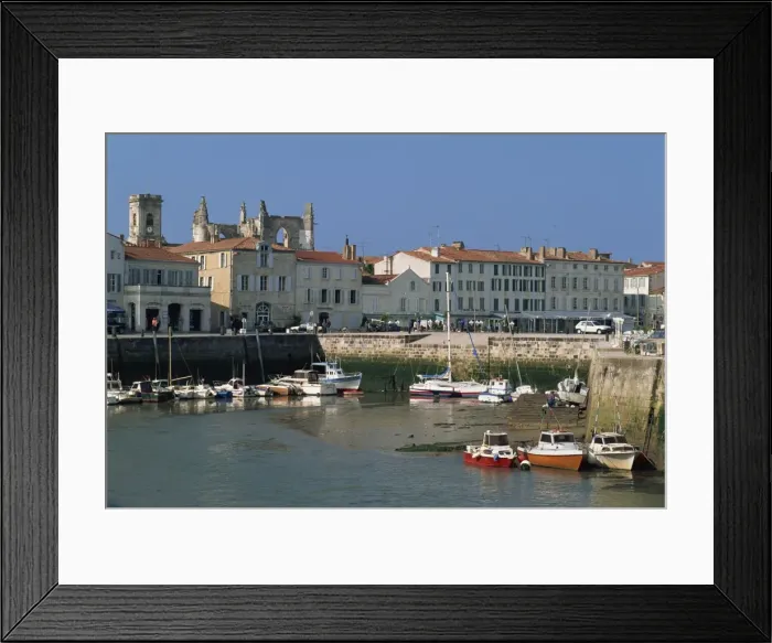 Framed Print : Harbour and port, St. Martin, Ile de Re, Poitou Charentes, France, Europe Framed Print : Harbour and port, St. Martin, Ile de Re, Poitou Charentes, France, Europe