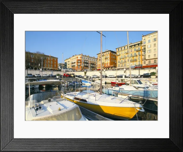 Framed Print : The harbour, Nice, Alpes Maritimes, Provence, Cote d Azur, French Riviera Framed Print : The harbour, Nice, Alpes Maritimes, Provence, Cote d Azur, French Riviera