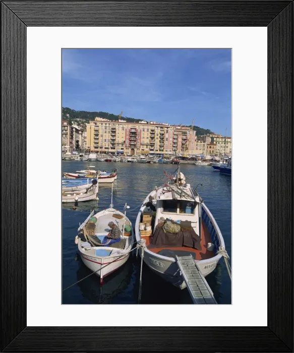Framed Print : Harbour, Nice, Alpes Maritimes, Provence, Cote d Azur, French Riviera Framed Print : Harbour, Nice, Alpes Maritimes, Provence, Cote d Azur, French Riviera
