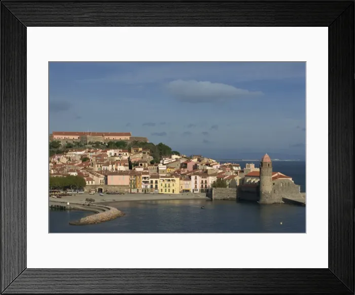 Framed Print : Collioure, Roussillon, Cote Vermeille, France, Europe Framed Print : Collioure, Roussillon, Cote Vermeille, France, Europe