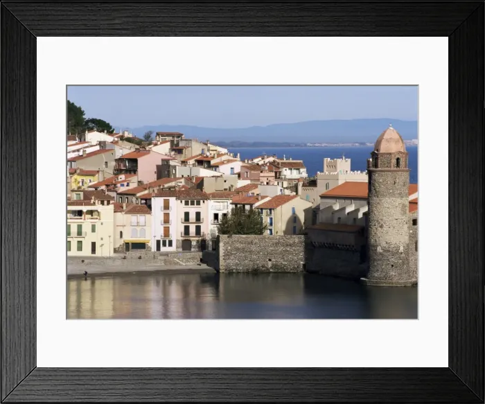 Framed Print : Notre Dame des Anges church, Collioure, Roussillon, France, Europe Framed Print : Notre Dame des Anges church, Collioure, Roussillon, France, Europe