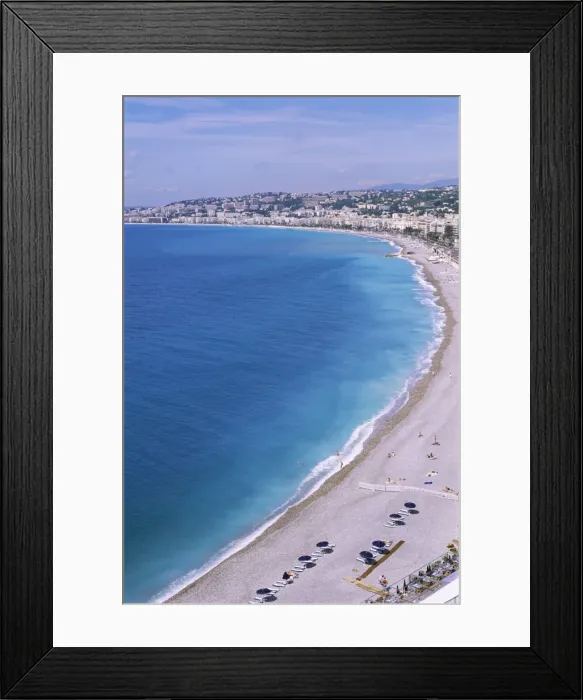Framed Print : Baie des Anges, Nice, Alpes Maritimes, Cote d Azur, French Riviera Framed Print : Baie des Anges, Nice, Alpes Maritimes, Cote d Azur, French Riviera