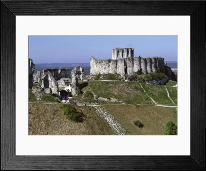 Framed Print : Chateau Gaillard, Les Andelys, Haute Normandie (Normandy), France, Europe Framed Print : Chateau Gaillard, Les Andelys, Haute Normandie (Normandy), France, Europe