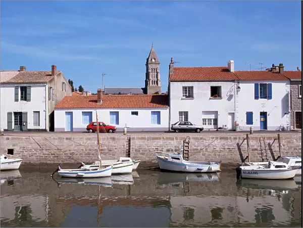 Quai Cassard, Ile de Noirmoutier, Brittany, France, Europe