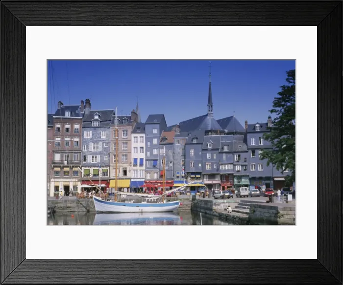 Framed Print : Old Harbour, St. Catherines Quay and spire of St. Catherines church behind Framed Print : Old Harbour, St. Catherines Quay and spire of St. Catherines church behind