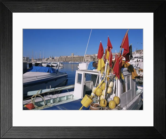 Framed Print : Vieux Port, Marseille, Bouches-du-Rhone, Provence, France, Europe Framed Print : Vieux Port, Marseille, Bouches-du-Rhone, Provence, France, Europe