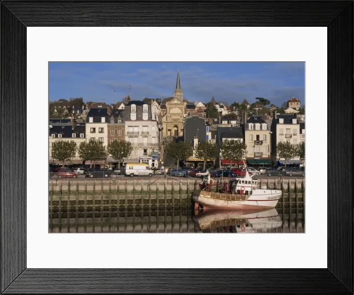 Framed Print : Port, Trouville, Basse Normandie, France, Europe Framed Print : Port, Trouville, Basse Normandie, France, Europe