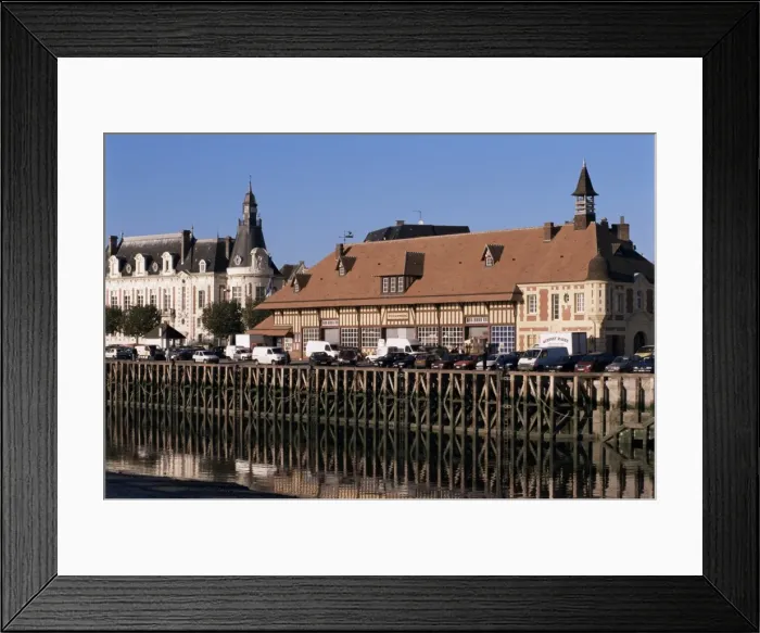 Framed Print : Waterfront and fish market, Trouville, Basse Normandie (Normandy), France, Europe Framed Print : Waterfront and fish market, Trouville, Basse Normandie (Normandy), France, Europe