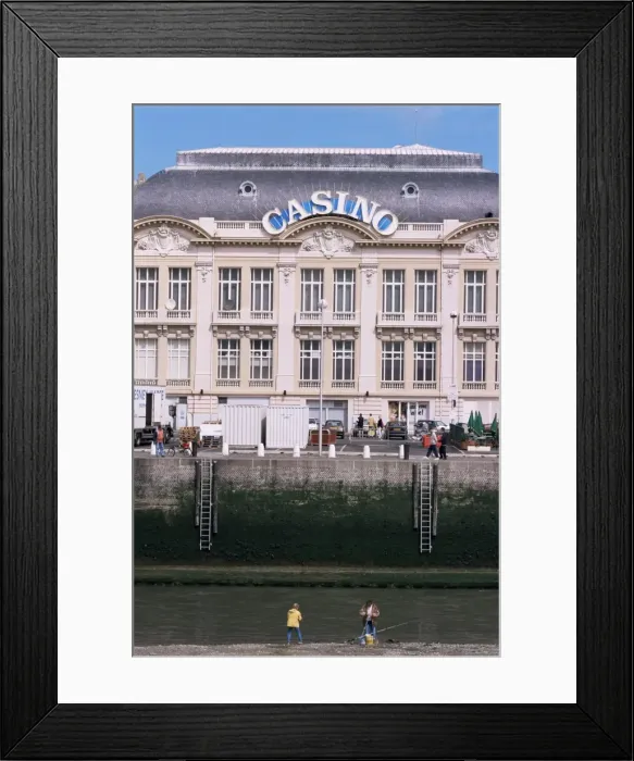Framed Print : Casino from across the harbour, Trouville, Basse Normandie (Normandy), France, Europe Framed Print : Casino from across the harbour, Trouville, Basse Normandie (Normandy), France, Europe