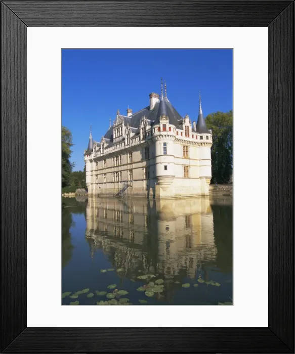 Framed Print : Azay le Rideau chateau, Loire Valley, UNESCO World Heritage Site, Centre, France, Europe Framed Print : Azay le Rideau chateau, Loire Valley, UNESCO World Heritage Site, Centre, France, Europe