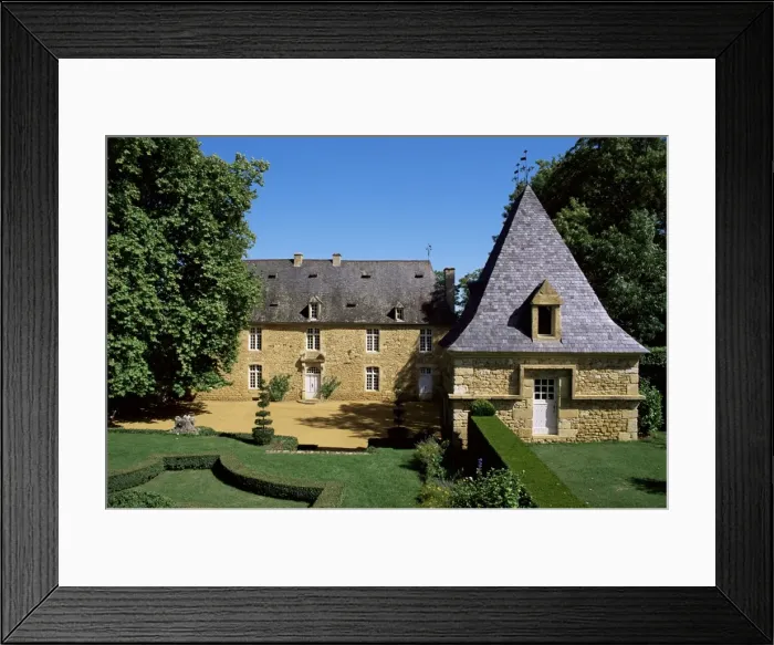 Framed Print : The 17th century manor, Jardins d Eyrignac, Perigord, Aquitaine, France, Europe Framed Print : The 17th century manor, Jardins d Eyrignac, Perigord, Aquitaine, France, Europe