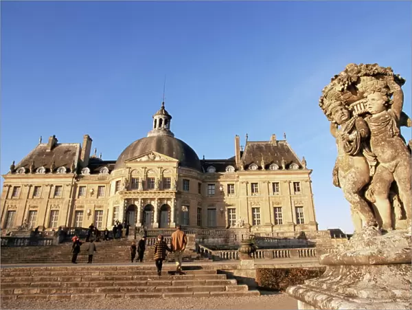 Chateau de Vaux le Vicomte, Ile de France, France, Europe