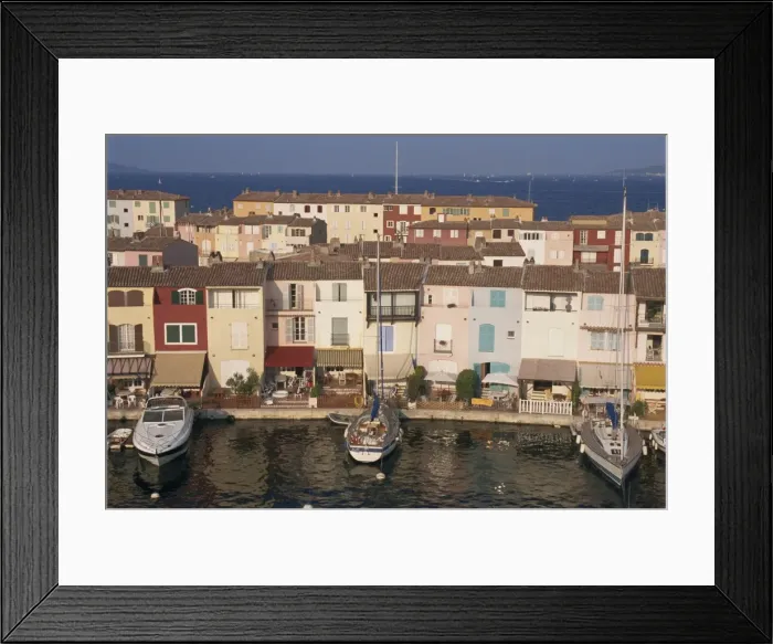 Framed Print : Port Grimaud, Var, Cote d Azur, Provence, France, Mediterranean, Europe Framed Print : Port Grimaud, Var, Cote d Azur, Provence, France, Mediterranean, Europe
