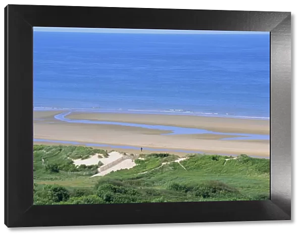 Omaha Beach (D-Day WWII), Colleville-sur-Mer, Calvados, Normandy, France