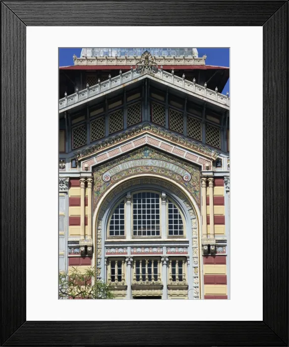 Framed Print : Schoelcher library, dating from 1887, Fort de France, Martinique, West Indies Framed Print : Schoelcher library, dating from 1887, Fort de France, Martinique, West Indies