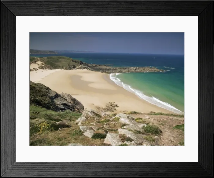 Framed Print : Beach near Cap Frehel, Emerald Coast, Brittany, France, Europe Framed Print : Beach near Cap Frehel, Emerald Coast, Brittany, France, Europe