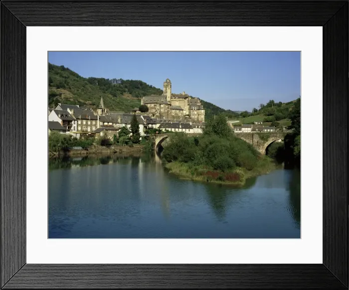 Framed Print : Village of Estaing, Aveyron, Midi Pyrenees, France, Europe Framed Print : Village of Estaing, Aveyron, Midi Pyrenees, France, Europe