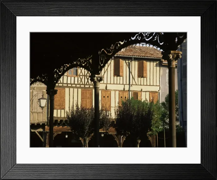 Framed Print : Village of Mirepoix, Arege, Midi Pyrenees, France, Europe Framed Print : Village of Mirepoix, Arege, Midi Pyrenees, France, Europe
