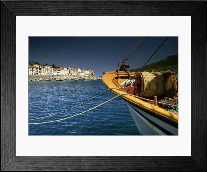 Framed Print : The harbour, Port Vendres, Languedoc Roussillon, France, Europe Framed Print : The harbour, Port Vendres, Languedoc Roussillon, France, Europe