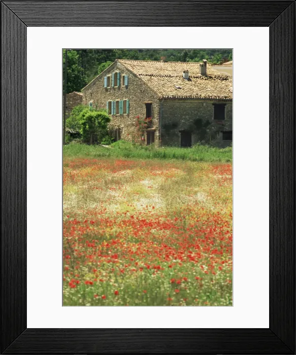 Framed Print : Farmhouse near Gordes, Vaucluse, Provence, France, Europe Framed Print : Farmhouse near Gordes, Vaucluse, Provence, France, Europe