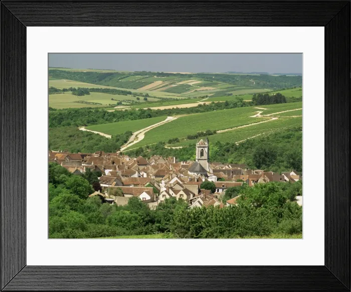Framed Print : Village of Irancy, Burgundy, France, Europe Framed Print : Village of Irancy, Burgundy, France, Europe