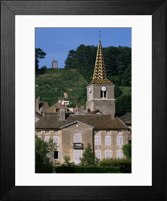 Framed Print : Village of Pernand Vergelesses, Burgundy, France, Europe Framed Print : Village of Pernand Vergelesses, Burgundy, France, Europe