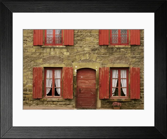 Framed Print : Detail of house, Beaujolais region, Rhone Alpes, France, Europe Framed Print : Detail of house, Beaujolais region, Rhone Alpes, France, Europe