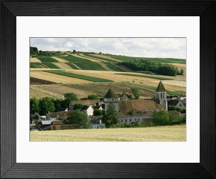 Framed Print : Village of Chitry, Burgundy, France, Europe Framed Print : Village of Chitry, Burgundy, France, Europe