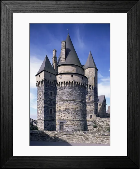 Framed Print : Chateau, Vitre, Ille-et-Vilaine, Brittany, France, Europe Framed Print : Chateau, Vitre, Ille-et-Vilaine, Brittany, France, Europe