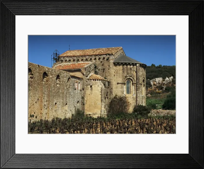 Framed Print : Abbey of Fontcaude, near Beziers, Languedoc Roussillon, France, Europe Framed Print : Abbey of Fontcaude, near Beziers, Languedoc Roussillon, France, Europe