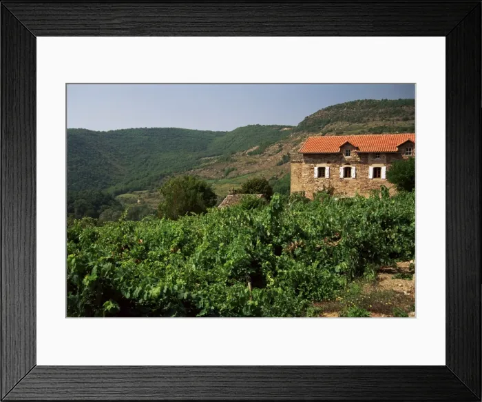 Framed Print : Farmhouse near Millau, Aveyron, Midi Pyrenees, France, Europe Framed Print : Farmhouse near Millau, Aveyron, Midi Pyrenees, France, Europe