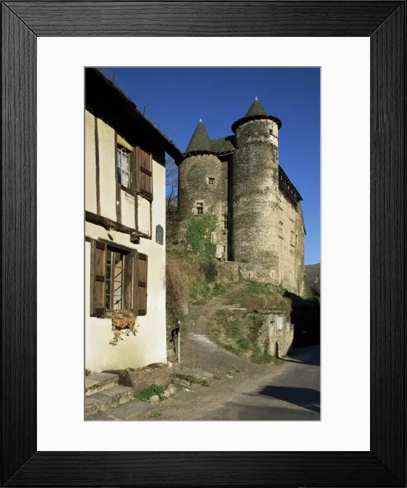 Framed Print : Village of Vielleville, near Conques, Aveyron, Midi Pyrenees, France, Europe Framed Print : Village of Vielleville, near Conques, Aveyron, Midi Pyrenees, France, Europe
