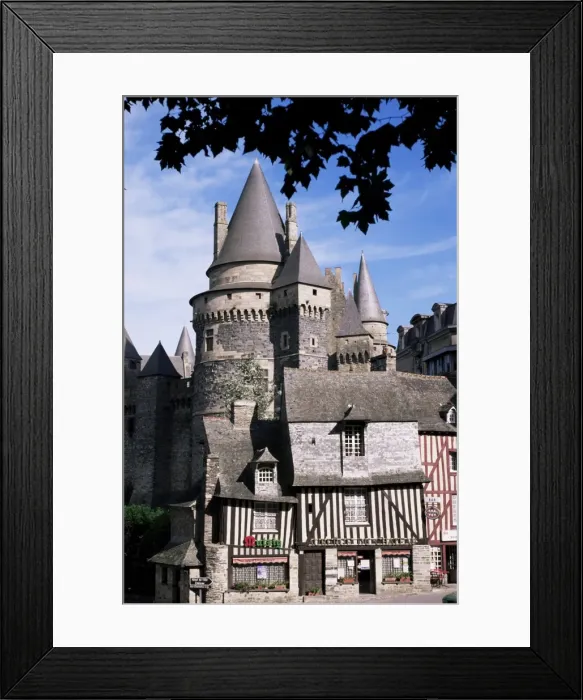 Framed Print : Vitre, Ille-et-Vilaine, Brittany, France, Europe Framed Print : Vitre, Ille-et-Vilaine, Brittany, France, Europe