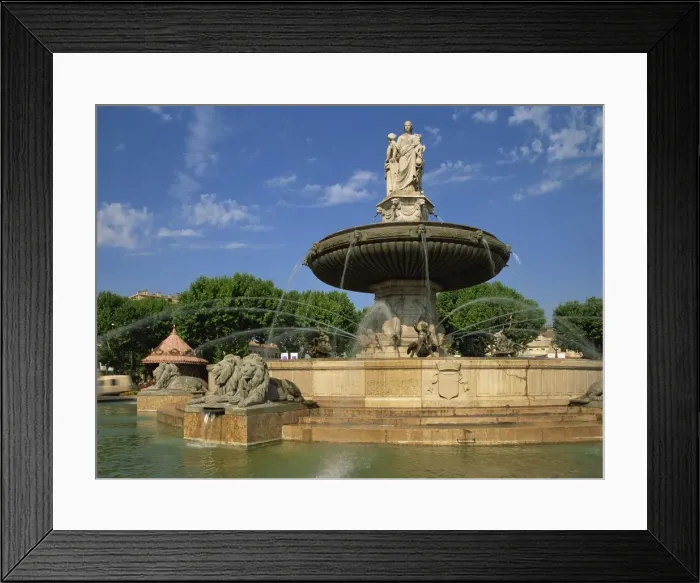 Framed Print : Fountain of the Bouches du Rhone, Aix en Provence, Bouches du Rhone, Provence Framed Print : Fountain of the Bouches du Rhone, Aix en Provence, Bouches du Rhone, Provence