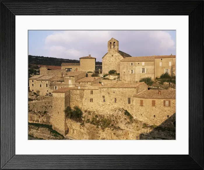 Framed Print : Village of Minerve, Languedoc Roussillon, France, Europe Framed Print : Village of Minerve, Languedoc Roussillon, France, Europe