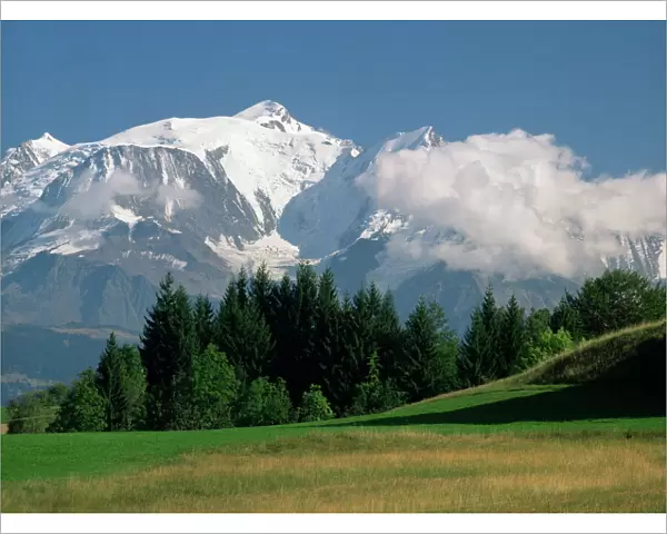 Mont Blanc, Haute Savoie, Rhone Alpes, French Alps, France, Europe