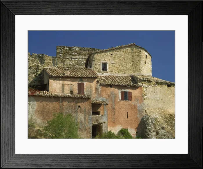 Framed Print : Exterior of an old cottage near Die in the Drome, Rhone Alpes, France, Europe Framed Print : Exterior of an old cottage near Die in the Drome, Rhone Alpes, France, Europe