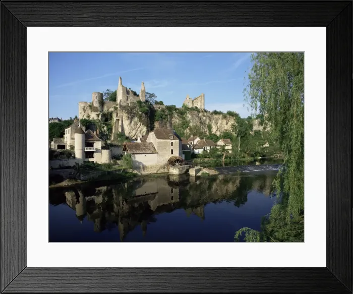 Framed Print : Angles sur l Anglin, Venne, Poitou Charentes, France, Europe Framed Print : Angles sur l Anglin, Venne, Poitou Charentes, France, Europe