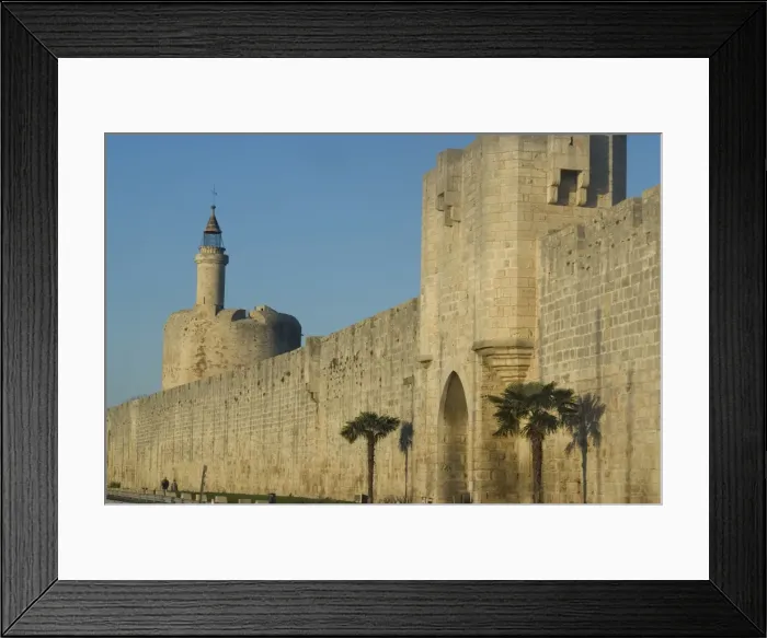Framed Print : Walls dating from 13th century, Aigues-Mortes, Languedoc, France, Europe Framed Print : Walls dating from 13th century, Aigues-Mortes, Languedoc, France, Europe