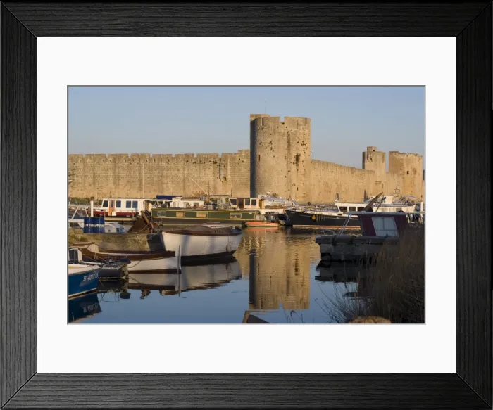 Framed Print : Walls dating from 13th century, Aigues-Mortes, Languedoc, France, Europe Framed Print : Walls dating from 13th century, Aigues-Mortes, Languedoc, France, Europe