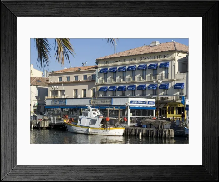 Framed Print : Harbour, Le Grau-du-Roi, Languedoc, France, Europe Framed Print : Harbour, Le Grau-du-Roi, Languedoc, France, Europe