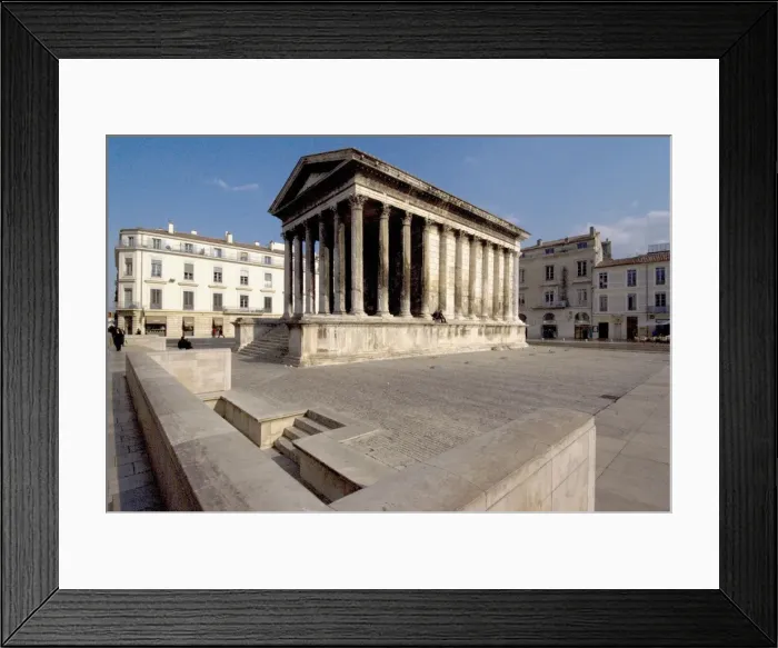 Framed Print : Maison Carree, Roman Temple from 19 BC, Nimes, Languedoc, France, Europe Framed Print : Maison Carree, Roman Temple from 19 BC, Nimes, Languedoc, France, Europe