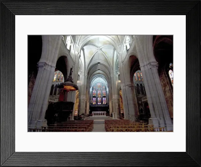 Framed Print : St. Baudile Church, Nimes, Languedoc, France, Europe Framed Print : St. Baudile Church, Nimes, Languedoc, France, Europe