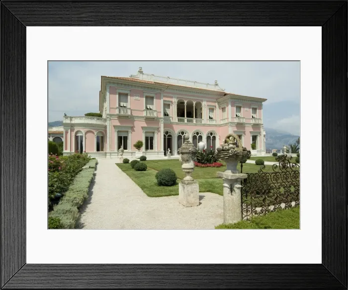 Framed Print : Villa Ephrussi, historical Rothschild villa, St. Jean Cap Ferrat, Alpes-Maritimes Framed Print : Villa Ephrussi, historical Rothschild villa, St. Jean Cap Ferrat, Alpes-Maritimes