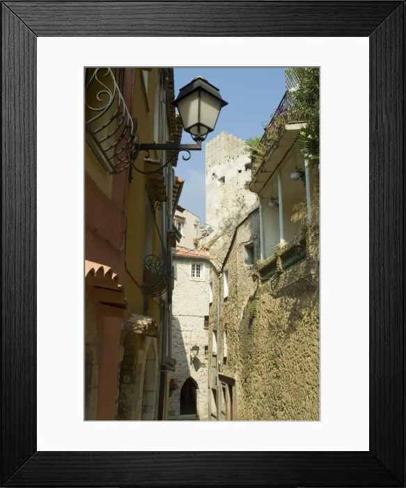 Framed Print : Village of Roquebrune, Alpes-Maritimes, Provence, France, Europe Framed Print : Village of Roquebrune, Alpes-Maritimes, Provence, France, Europe