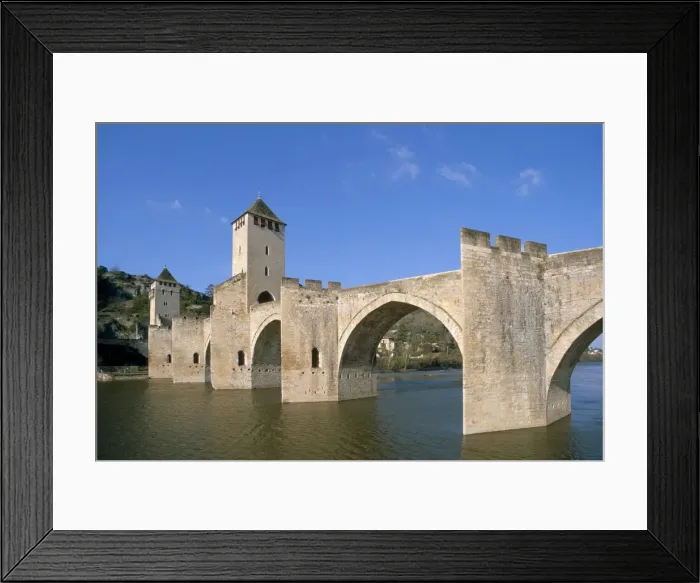 Framed Print : Valentre bridge, Cahors, Quercy region, Lot, France, Europe Framed Print : Valentre bridge, Cahors, Quercy region, Lot, France, Europe