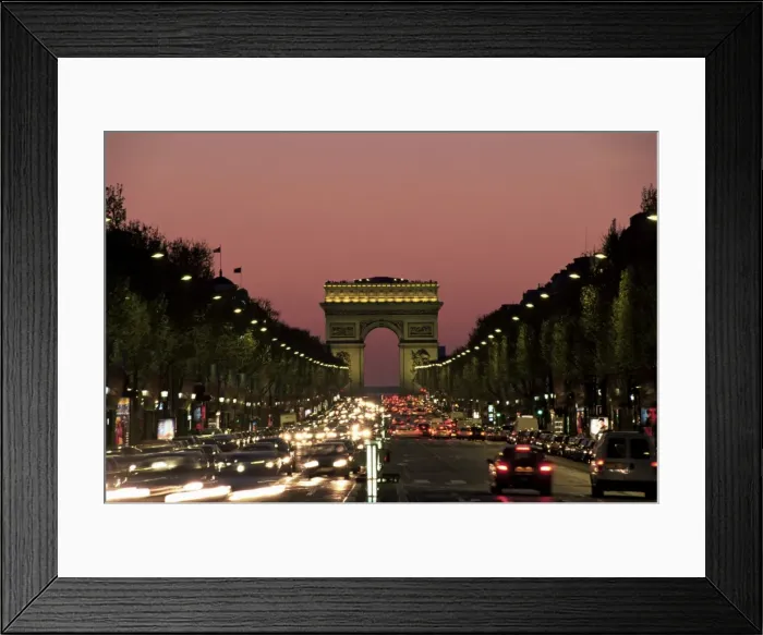 Framed Print : Avenue des Champs Elysees and the Arc de Triomphe, Paris, France, Europe Framed Print : Avenue des Champs Elysees and the Arc de Triomphe, Paris, France, Europe