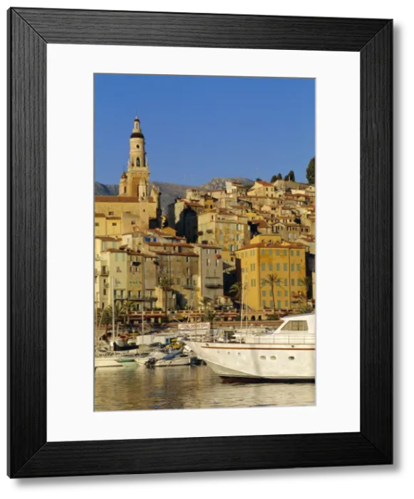 Framed Print : Harbour at Menton, Alpes Maritimes, Provence, French Riviera, France, Europe Framed Print : Harbour at Menton, Alpes Maritimes, Provence, French Riviera, France, Europe